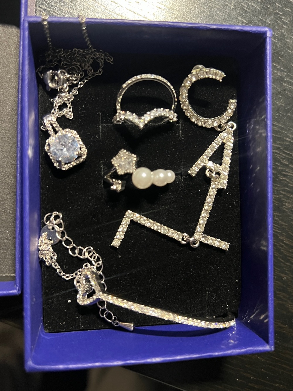 Gold & Silver-Tone Cubic Zirconia & Pearl Accent Jewelries，etc.